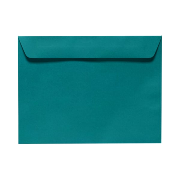 LUX Booklet 6in x 9in Envelopes, Gummed Seal, Teal, Pack Of 50