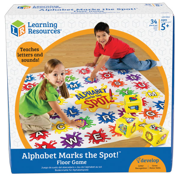 Learning Resources Alphabet Marks The Spot Game