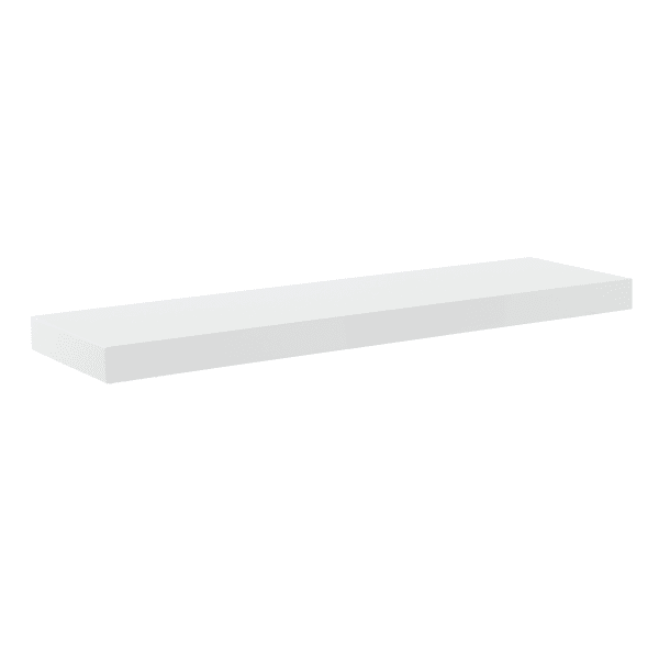 Eurostyle Barney Floating Shelf, 2inH x 36inW x 10inD, High Gloss White