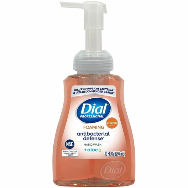 Dial Professional Antibacterial Defense Foaming Handwash, Spring Water Scent, 10 fl oz, Pump Dispenser, 1 Each, 35446