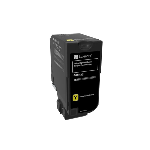 Lexmark 84C1HY0 Yellow High Yield Return Program Toner Cartridge