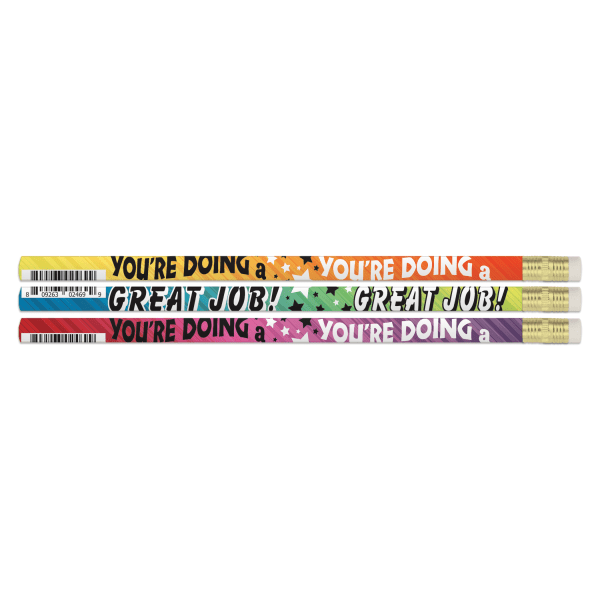 Musgrave Pencil Co. Inc. Motivational Pencils, You are Doing A Great Job, 12 Pencils Per Pack, Set Of 12 Packs
