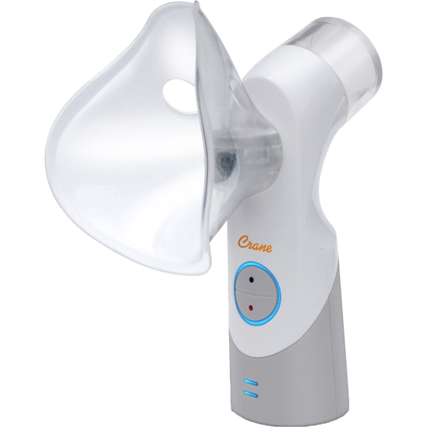 Crane Cordless Steam Inhaler, 1-1/2in x 6-1/2in x 2in, White