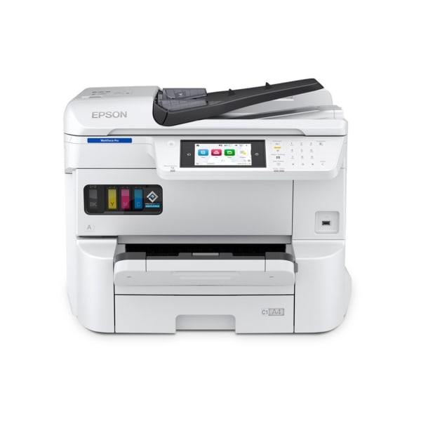 Epson WorkForce Pro EM-C7100 Wired & Wireless Inkjet Multifunction Printer, Color, C11CL35201
