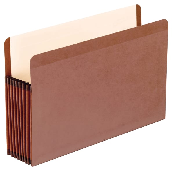 Pendaflex Reinforced Expanding File Pockets, Legal Size, 7in Expansion, Red, Box Of 5