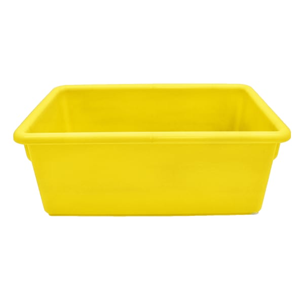 Jonti-Craft Cubbie Trays, 5-1/4inH x 8-5/8inW x 13-1/2inD, Yellow, Pack Of 3 Trays