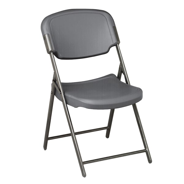 Iceberg Rough "n Ready Folding Chair, Charcoal
