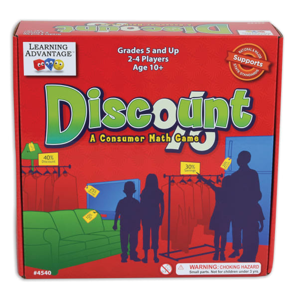 Learning Advantage Discount Game, Money, Grade 5 To 12