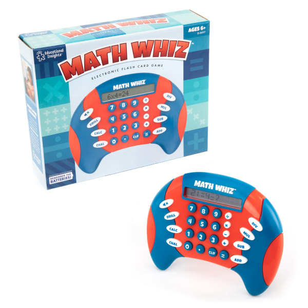 Educational Insights Math Whiz Handheld Electronic Math Game