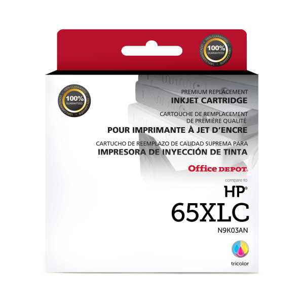 Clover Imaging Group Remanufactured Tri-Color High-Yield Ink Cartridge Replacement For HP 65XL, 118155