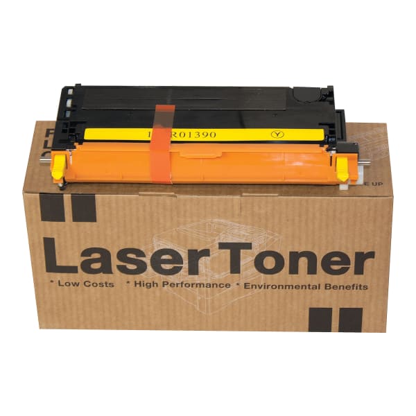 M&A Global Remanufactured Yellow High Yield Toner Cartridge Replacement For Xerox 106R01390