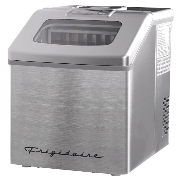 Frigidaire 40-Lb Freestanding Ice Maker, Silver