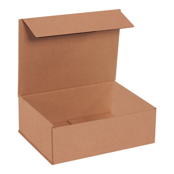 Partners Brand Corrugated Mailers, 4inH x 9inW x 12inD, Kraft, Bundle Of 50 Mailers