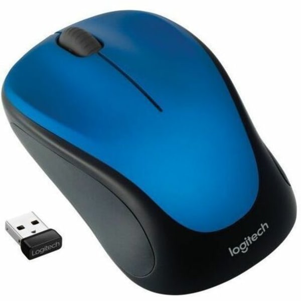 Logitech M317 Wireless Mouse, Steel Blue