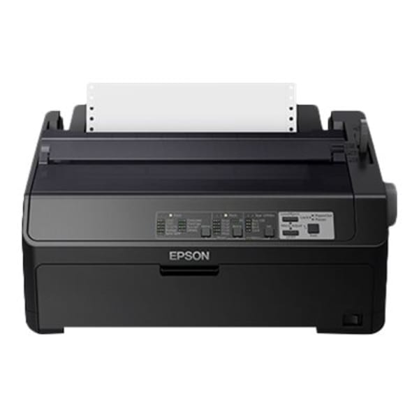 Epson LQ 590II NT - Printer - B/W - dot-matrix - 10 in (width),  - 24 pin - up to 584 char/sec - parallel, USB 2.0, LAN, serial