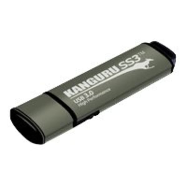 Kanguru SS3 USB 3.0 Flash Drive with Physical Write Protect Switch, 64GB