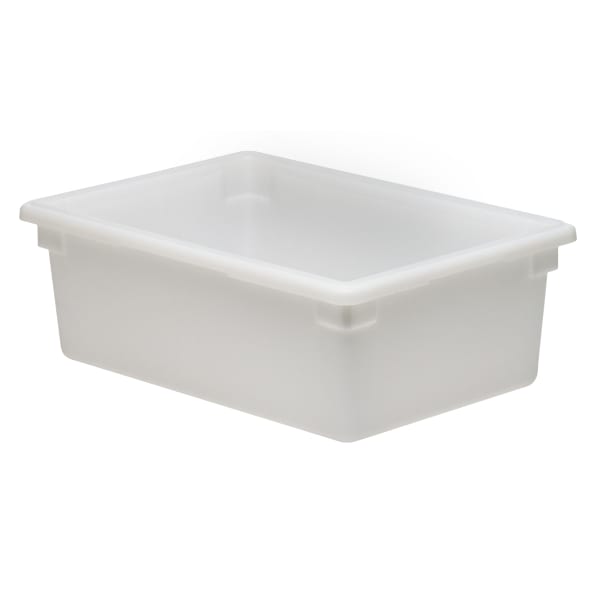 Cambro Poly Food Boxes, 9inH x 18inW x 26inD, White, Pack Of 6 Boxes