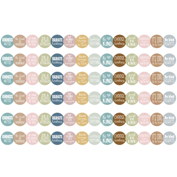 Teacher Created Resources Die-Cut Border Trim, Everyone is Welcome Kindness, 35ft Per Pack, Set Of 6 Packs