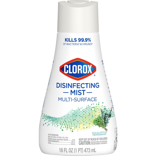 Clorox Disinfecting Mist Multi-Surface Spray Refill, Eucalyptus Peppermint, 16 Fl Oz