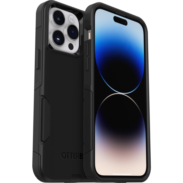 OtterBox iPhone 14 Pro Max Commuter Series Antimicrobial Case - For Apple iPhone 14 Pro Max Smartphone - Black - Bump Resistant, Bacterial Resistant, Dirt Resistant, Drop Resistant, Dust Resistant - Synthetic Rubber, Polycarbonate, Plastic - 1