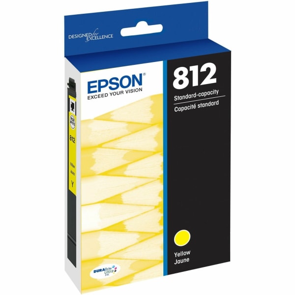 Epson 812 DuraBrite Ultra Yellow Ink Cartridge, T812420-S