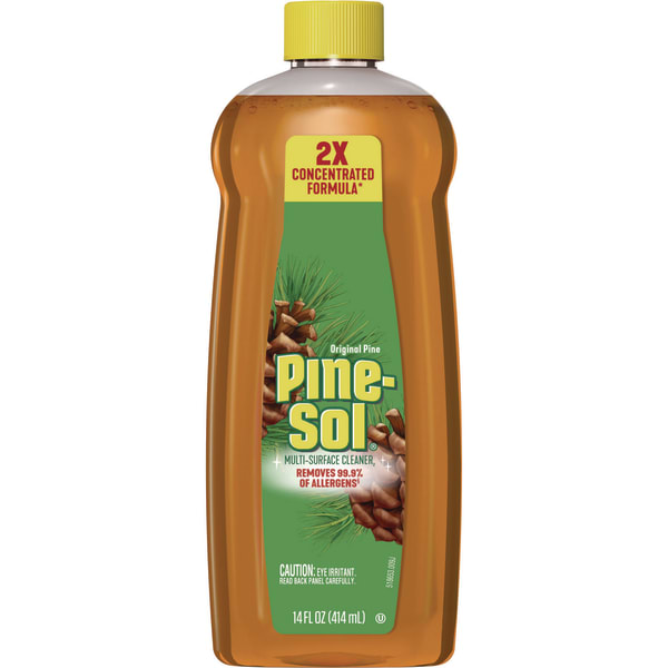 Pine-Sol Multi-Surface Cleaner Disinfectant Concentrated, Pine Scent, 14 oz Bottle