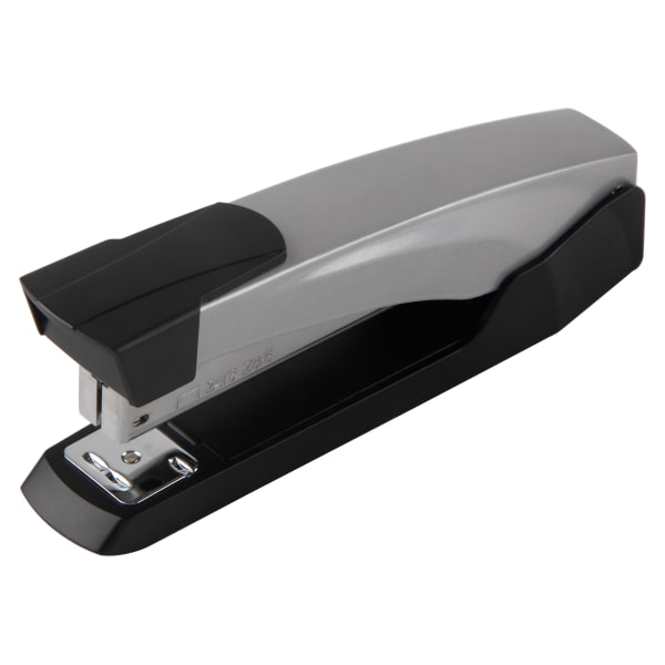 Office Depot Brand Full-Strip Metal Desktop Stapler, 25 Sheets Capacity, Silver