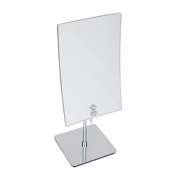 Hospitality Source Non-Lit Makeup Mirror Vanities, Brass, 12-1/2inH x 8inW x 5inD, Set Of 8 Vanities
