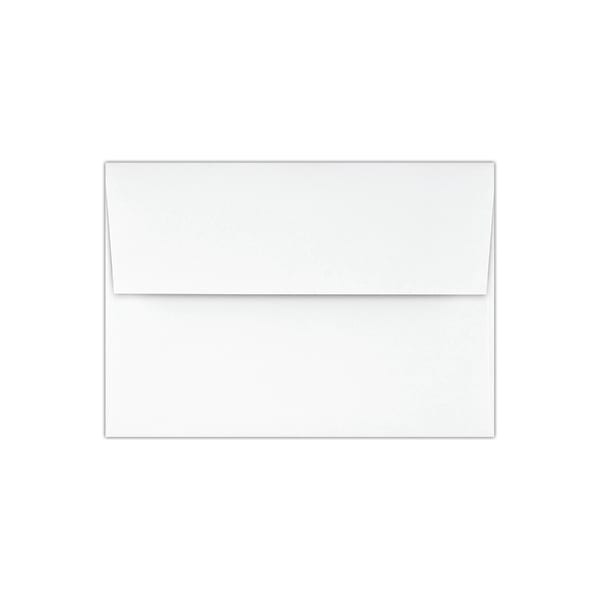 LUX Invitation Envelopes, A1, Peel & Press Closure, White, Pack Of 1,000