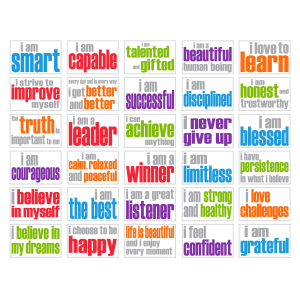 Inspired Minds Postcards, Assorted Messages, 4-1/4in x 6in, Pack Of 30
