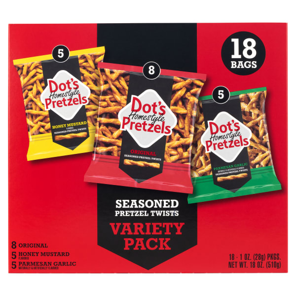 Dots Variety Pack, 1 Oz, 20 Bags Per Pack