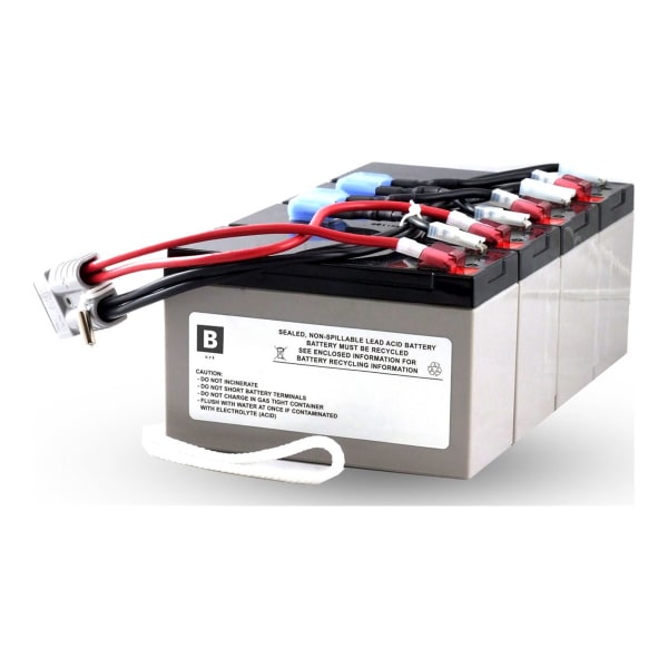 B3E - UPS battery (equivalent to: APC RBC25) - Sealed Lead Acid (SLA) - for P/N: SU1400RMXL3U, SU1400RMXLB3U, SU1400RMXLI3U
