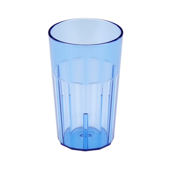 Cambro Newport Styrene Tumblers, 14 Oz, Slate Blue, Pack Of 36 Tumblers