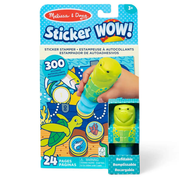 Melissa & Doug Sticker WOW! Activity Pad Set, Turtle