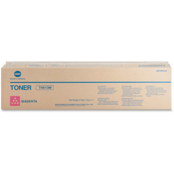 Konica Minolta TN-613M - Magenta - original - toner cartridge - for bizhub C452, C552, C552DS, C652, C652DS