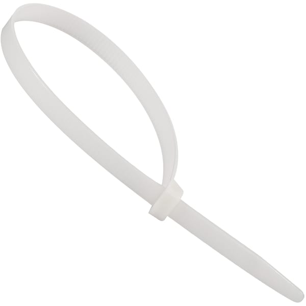 Partners Brand Jumbo Cable Ties, 18in x 0.35in, Natural, Case Of 100
