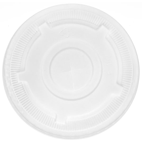 Eco-Products GreenStripe Cold Cup Lids, Flat, 32 Oz, 100% Recycled, White, Case Of 600 Lids