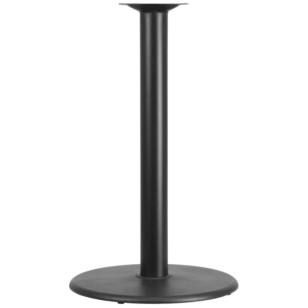 Flash Furniture Round Restaurant Table Base With 4ft"-Diameter Bar-Height Column, 42inH x 24inW x 24inD, Black
