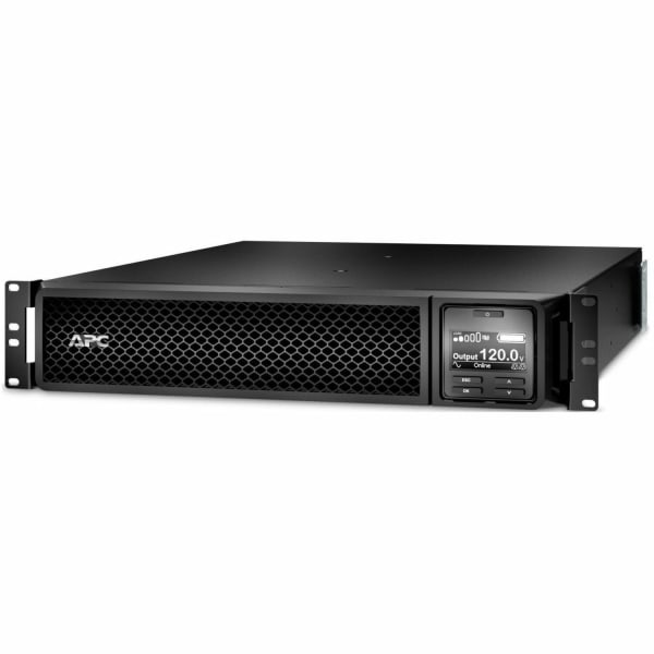 APC Smart-UPS SRT 1500VA, 120V, LCD, rackmount, 2U, 6x NEMA 5-15R outlets - 2U Rack-mountable - 3 Hour Recharge - 5 Minute Stand-by - 120 V Input - 120 V AC Output - Sine Wave - 6 x NEMA 5-15R Receptacle(s) - 6 x Battery/Surge Outlet