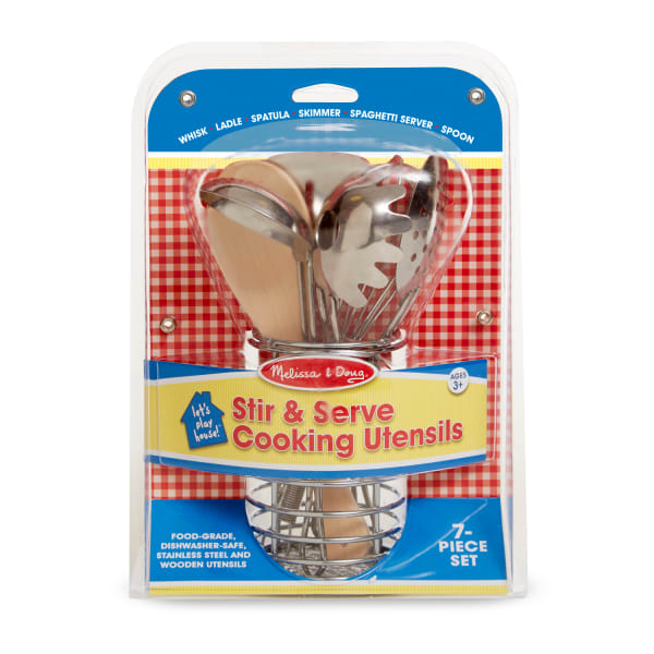 Melissa & Doug Lets Play House! Stir & Serve Cooking Utensils