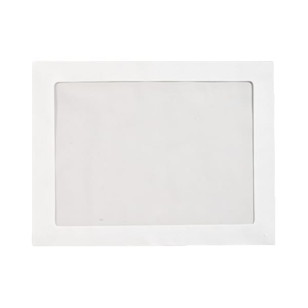 LUX #9 1/2 Full-Face Window Envelopes, Middle Window, Gummed Seal, Bright White, Pack Of 500