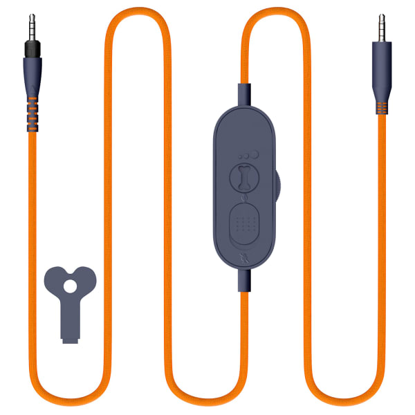 Delton S35 Ascent Learning 3.5mm Headphone/Headset Cable With In-Line Controls, 4ft, Black, Total Qty 1