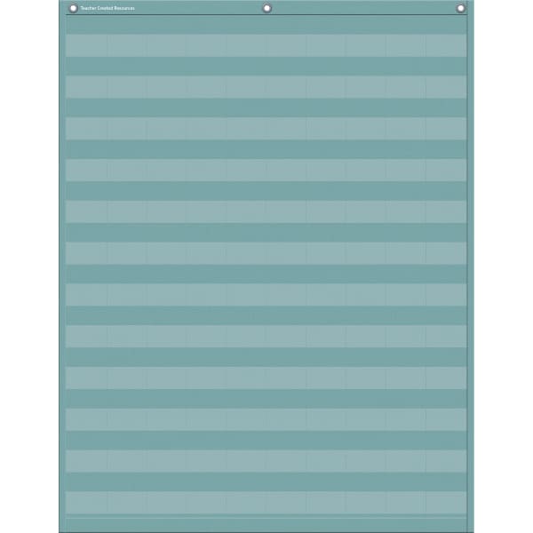 Teacher Created Resources Calming Colors 1 To 120 Pocket Chart, 28in x 39in, Multicolor