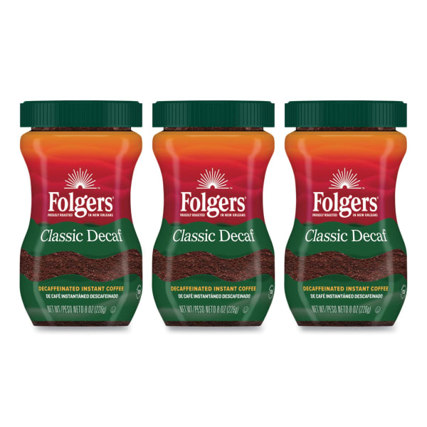 Folgers Classic Instant Coffee Crystals, 8 Oz