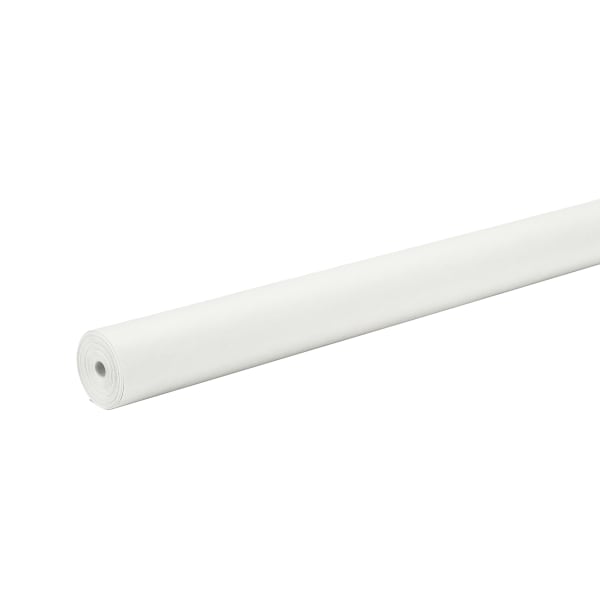 Pacon Rainbow Colored Kraft Duo-Finish Paper, 48in x 200ft, White