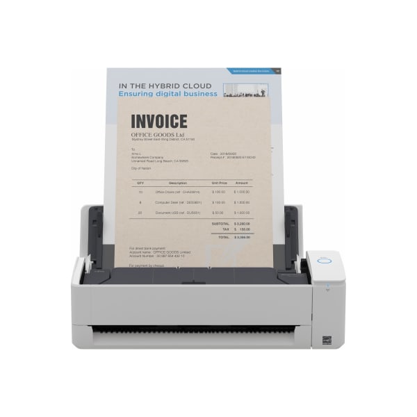Fujitsu ScanSnap iX1300 - Document scanner - Dual CIS - Duplex -  - 600 dpi x 600 dpi - up to 30 ppm (mono) / up to 30 ppm (color) - ADF (20 sheets) - Wi-Fi, USB 3.2 Gen 1x1 - TAA Compliant