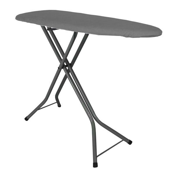 Hospitality 1 Source Ironing Boards, Compact, 36inH x 14inW x 40inD, Charcoal Cover/Black Frame, Pack Of 4 Boards