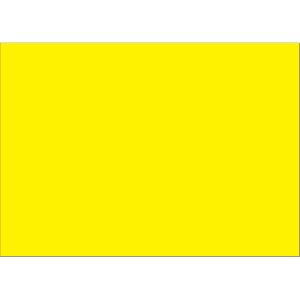 Tape Logic WriteOn Inventory Labels, DL639L, Rectangle, 5in x 7in, Fluorescent Yellow, Roll Of 500