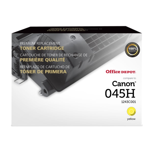 Office Depot Remanufactured Yellow High Yield Toner Cartridge Replacement For Canon 045H, OD045HY