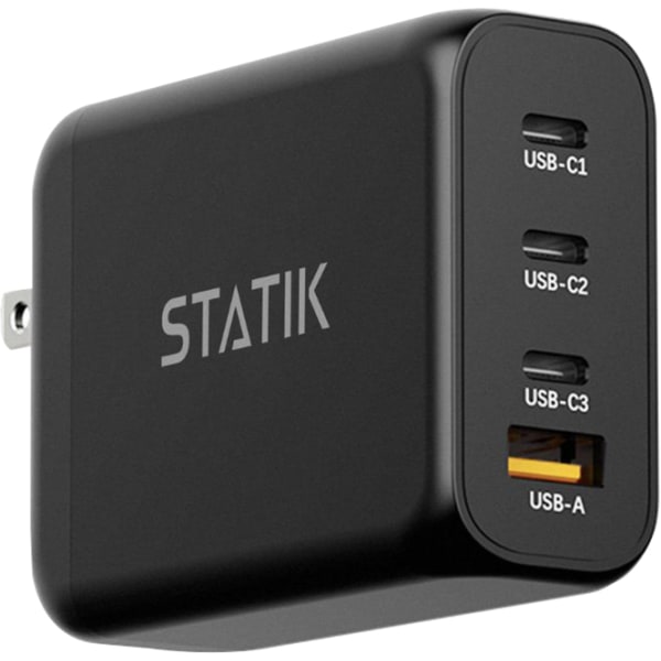 Statik 100W GaN Power Adapter, Black, PUP-0295